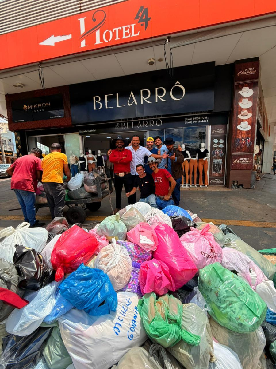 Embaixador da 44, Léo Pantaneiro e influenciadores se unem por uma grande corrente do bem